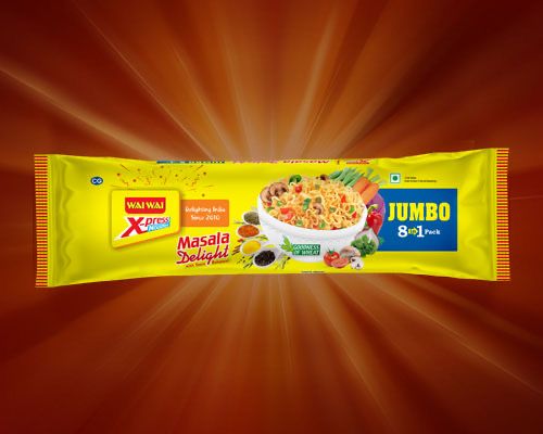 Wai Wai Express Instant Masala Delight Noodles, 440g +440g Buy 1 Get 1 Free