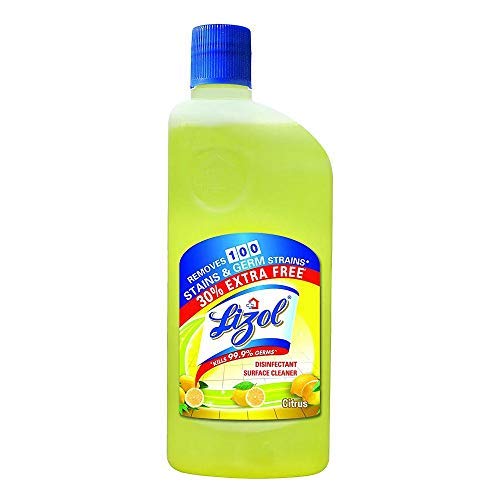 Lizol Disinfectant Surface Cleaner Citrus 500 ml + 150 ml Free